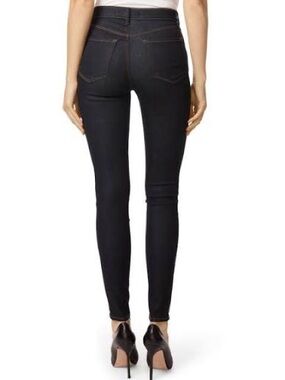 J Brand Dark Blue High-Rise Slim Jeans